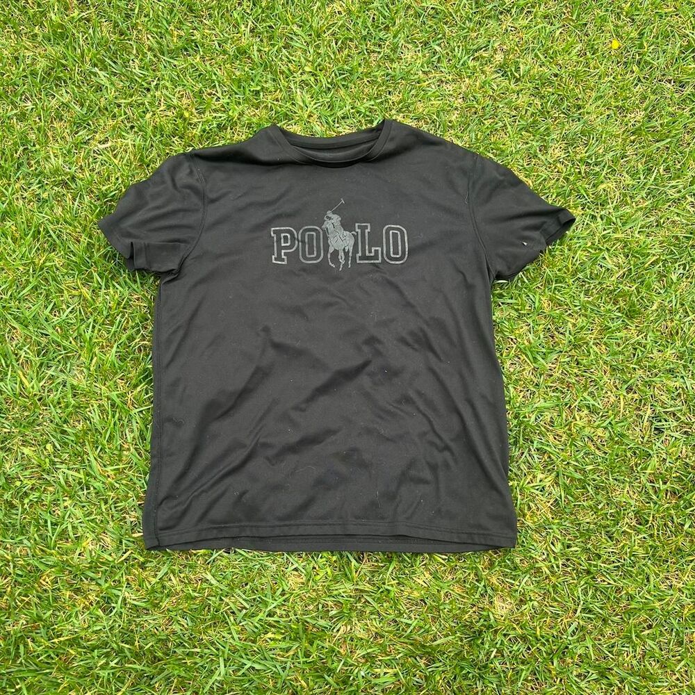 Polo ralph lauren logo tee mens size xl black
